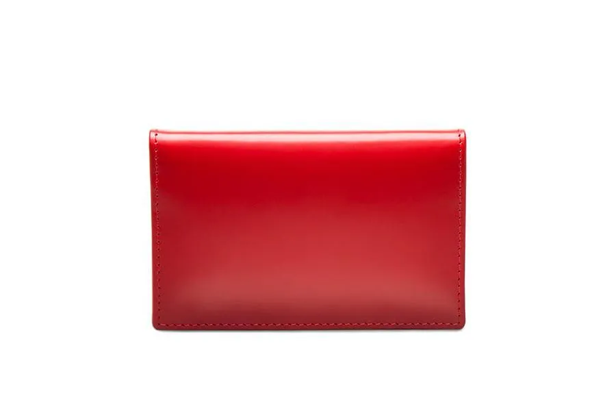 Bridle Visiting Card Case - Red