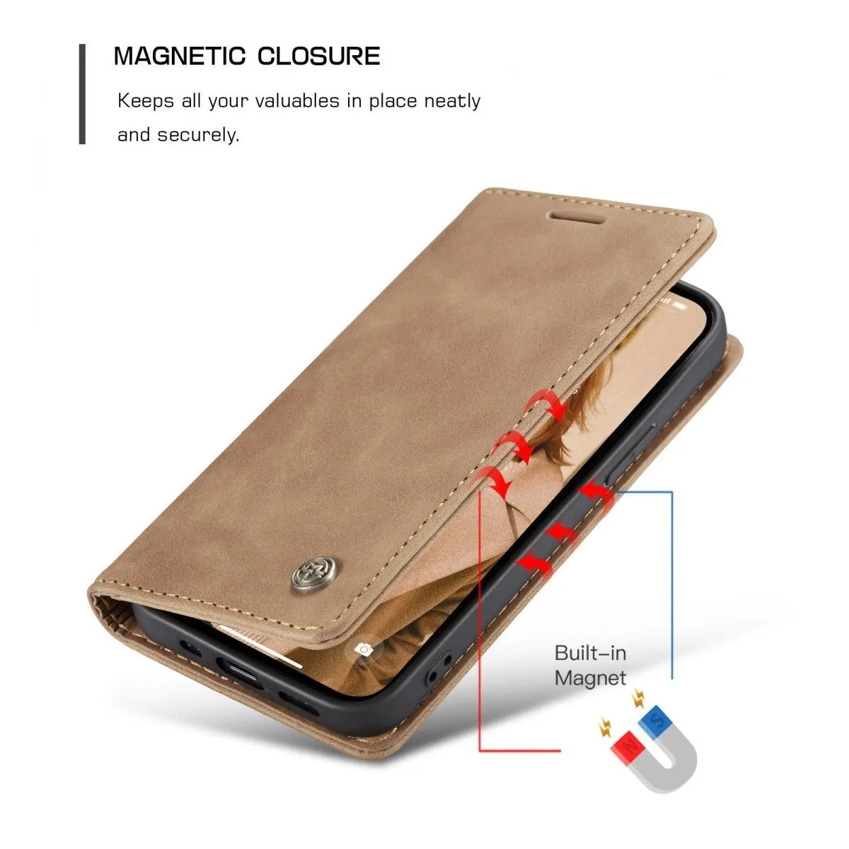 Buenos Flip PU Leather Case | IPhone