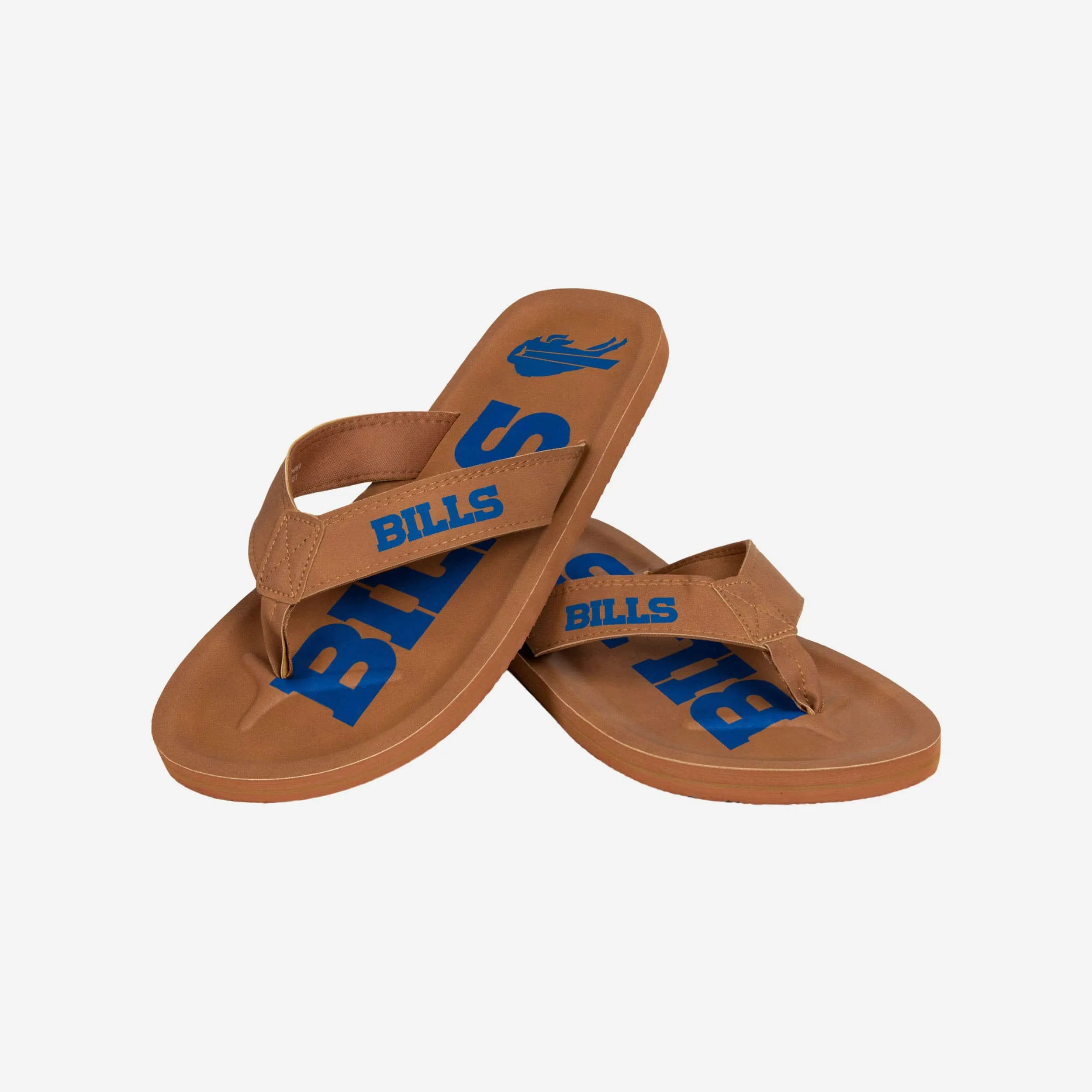 Buffalo Bills Color Pop Contour Flip Flop