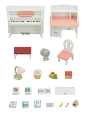 Calico Critters Piano & Desk Set