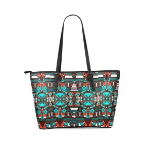 Captive Winter Leather Tote Bag/Large