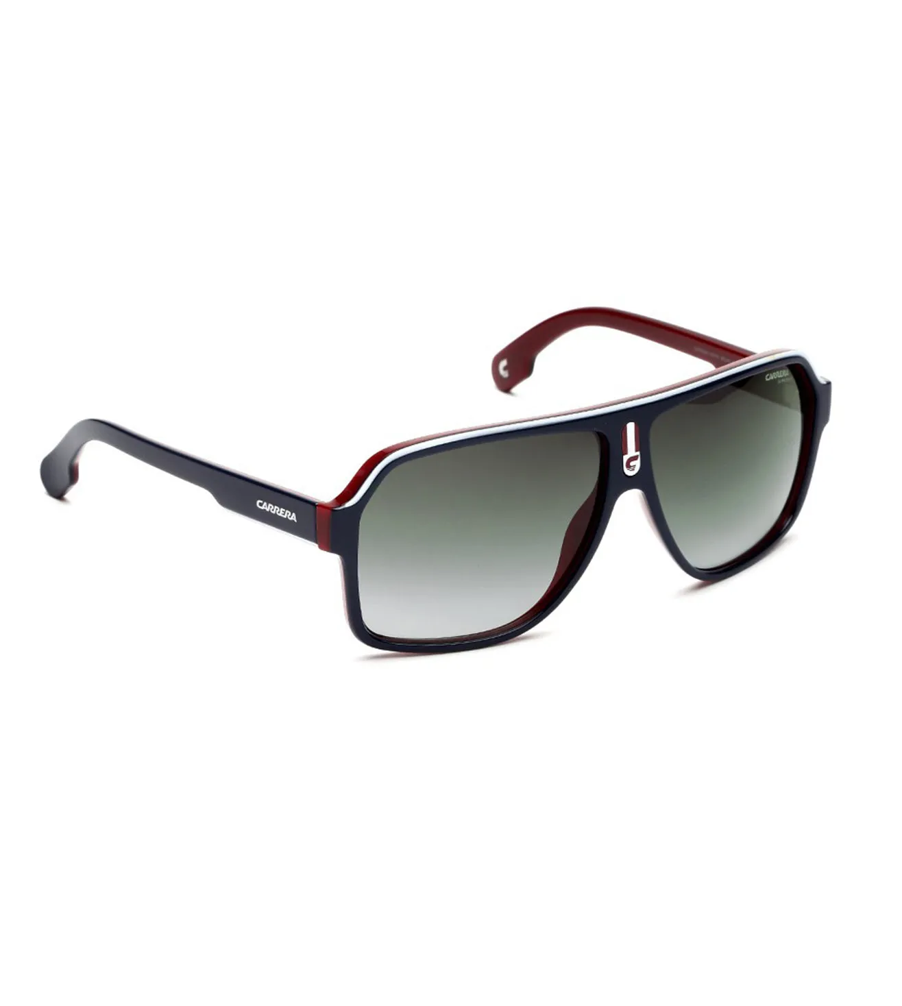 Carrera Men's Gradient Dark Grey Square Sunglasses