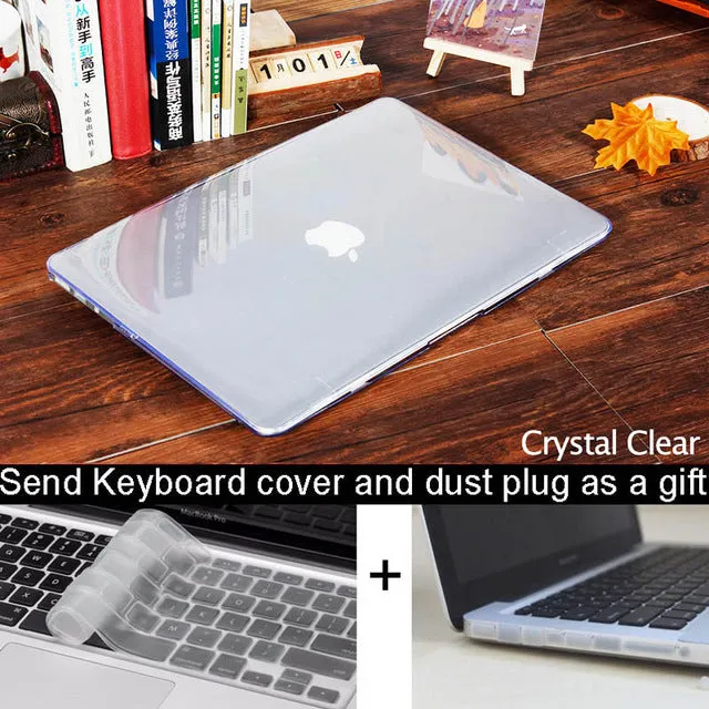 Carry360 New Crystal Matte case For Apple mac book Air Pro Retina 11 12 13 15 Laptop Bag for Macbook Air 13 Case Cover