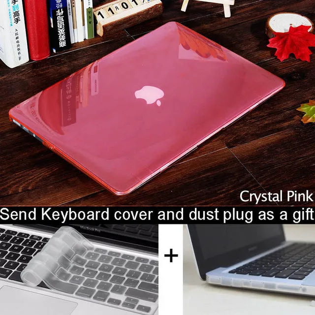 Carry360 New Crystal Matte case For Apple mac book Air Pro Retina 11 12 13 15 Laptop Bag for Macbook Air 13 Case Cover