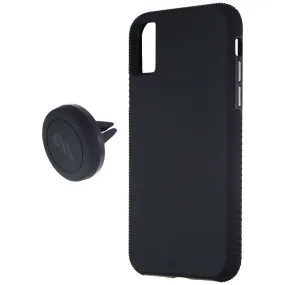 Case-Mate Tough Hard Case   Magnetic Car Mount for Apple iPhone Xs/X - Black