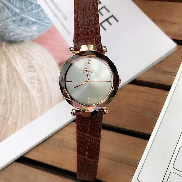 Casual Leather Strap Women's Watch