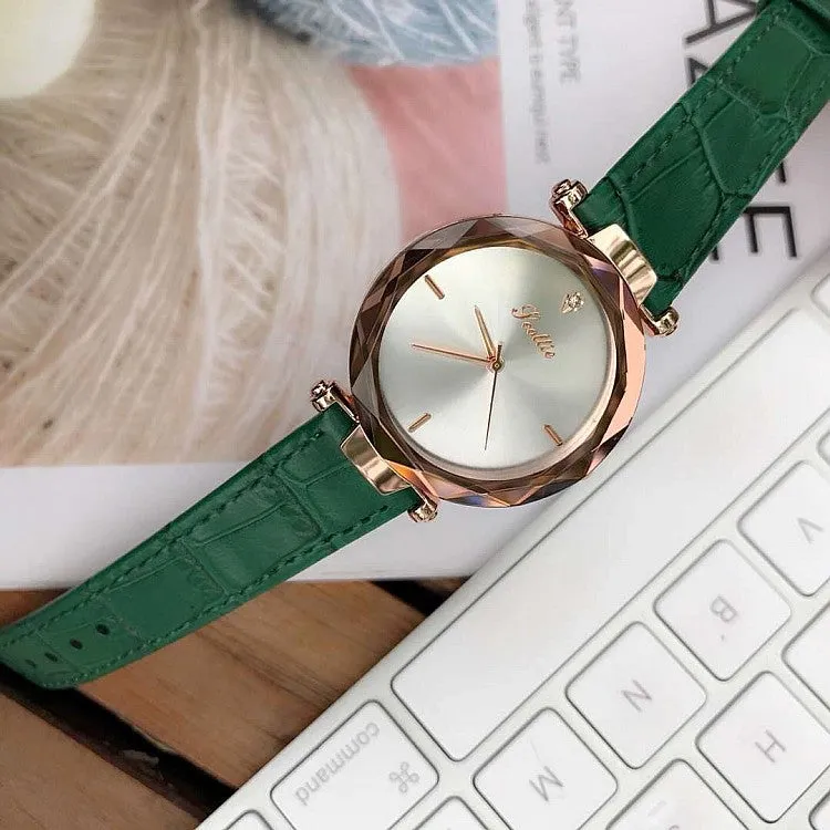 Casual Leather Strap Women's Watch