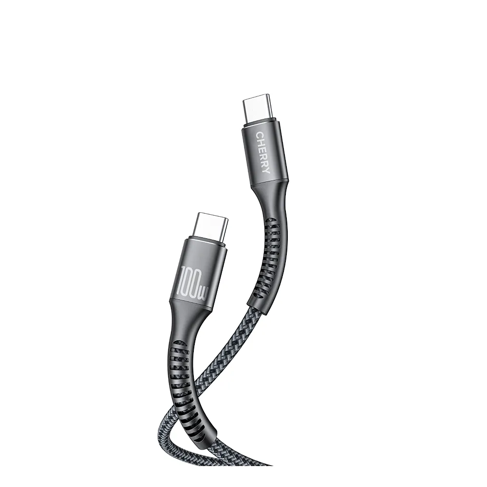 CHERRY 100W USB–C Braided Cable