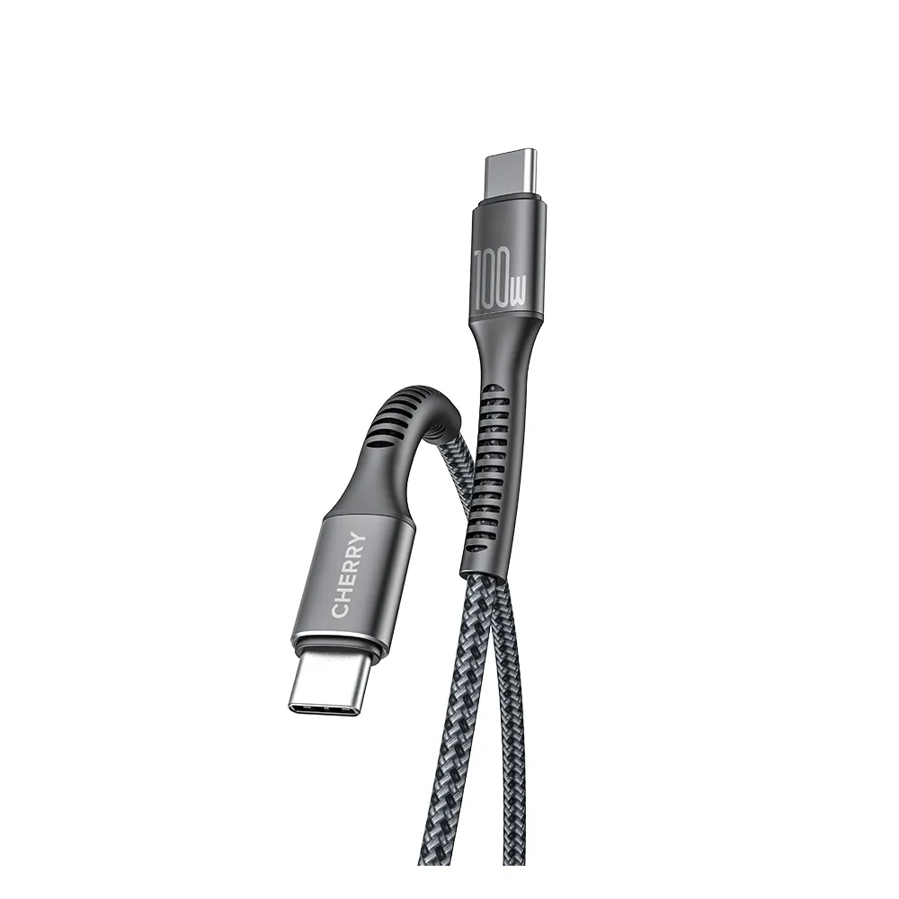 CHERRY 100W USB–C Braided Cable