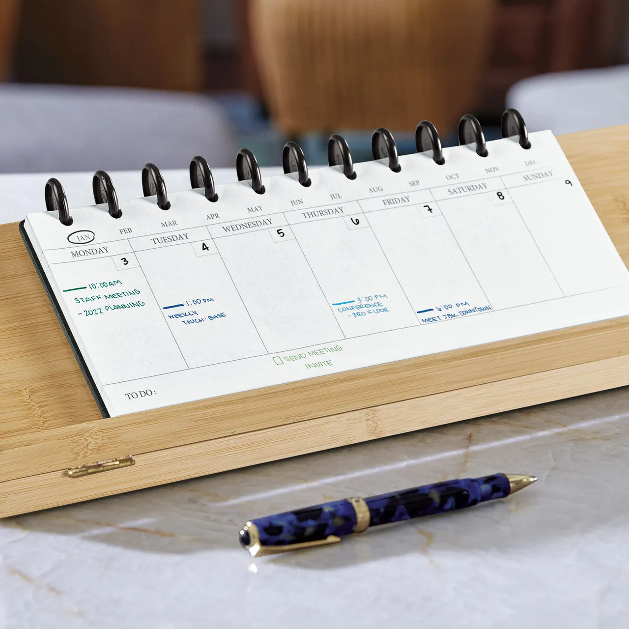 Circa Keyboard Start-Anytime Weekly Planner Refill