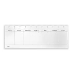 Circa Keyboard Start-Anytime Weekly Planner Refill