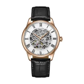 Classic 3 Hands Mechanical Leather Men Watch W06-03234-003