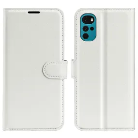 Classic Motorola Moto G22 flip case - White