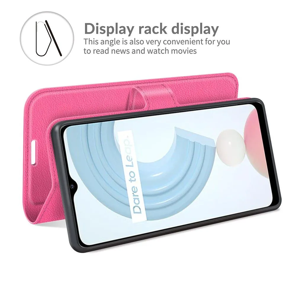 Classic Realme C21 flip case - Rose