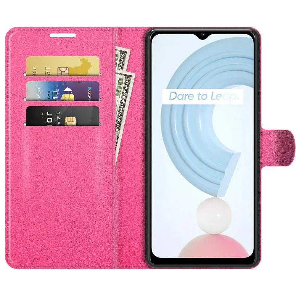 Classic Realme C21 flip case - Rose