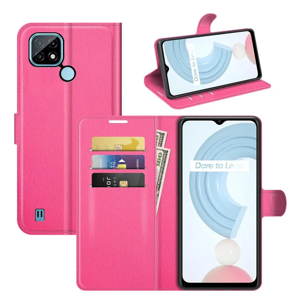 Classic Realme C21 flip case - Rose