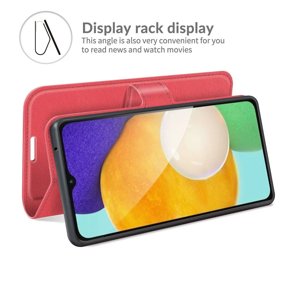 Classic Samsung Galaxy A13 5G flip case - Red