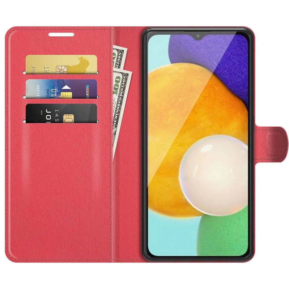 Classic Samsung Galaxy A13 5G flip case - Red