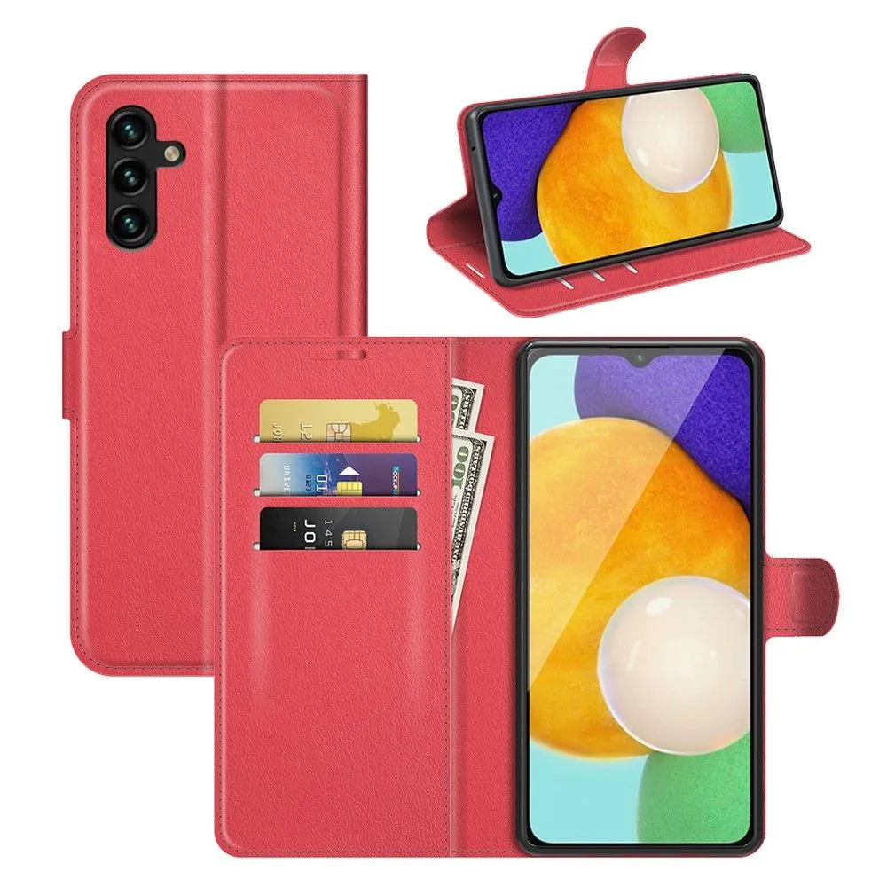 Classic Samsung Galaxy A13 5G flip case - Red