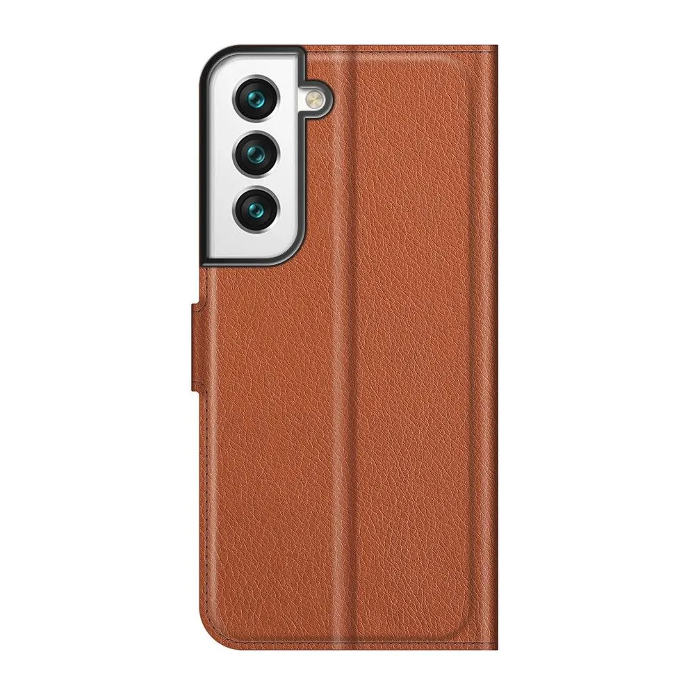 Classic Samsung Galaxy S22 flip case - Brown