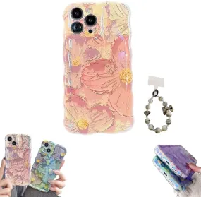 Colorful Oil Painting Exquisite Phone Case for iPhone 14 PRO