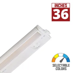 CounterMax 5K 36 Inch LED Under Cabinet Light, 2700K to 5000K, 2220 Lumens, 120V, White