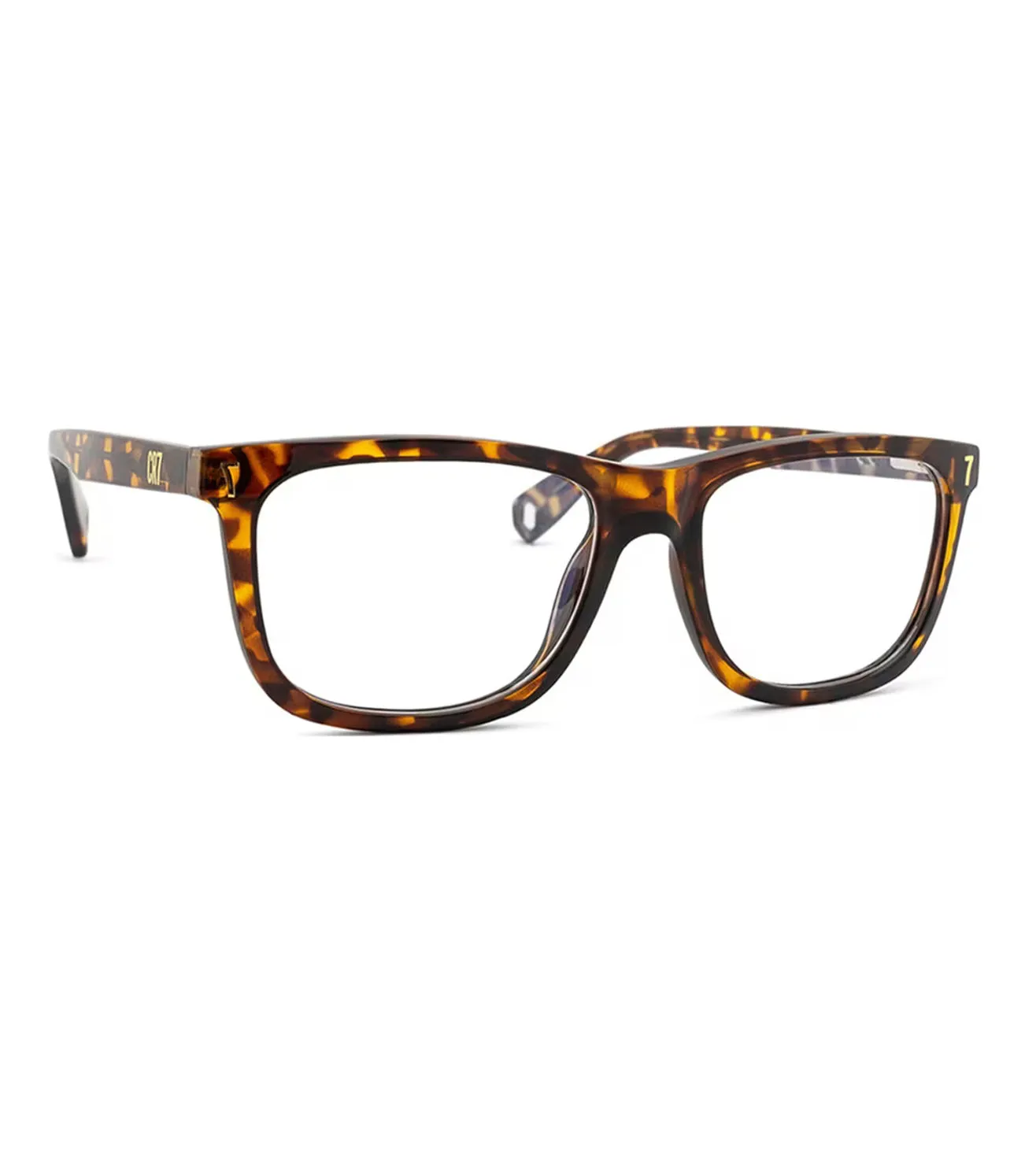 CR7 Men's Brown Wayfarer Optical Frames