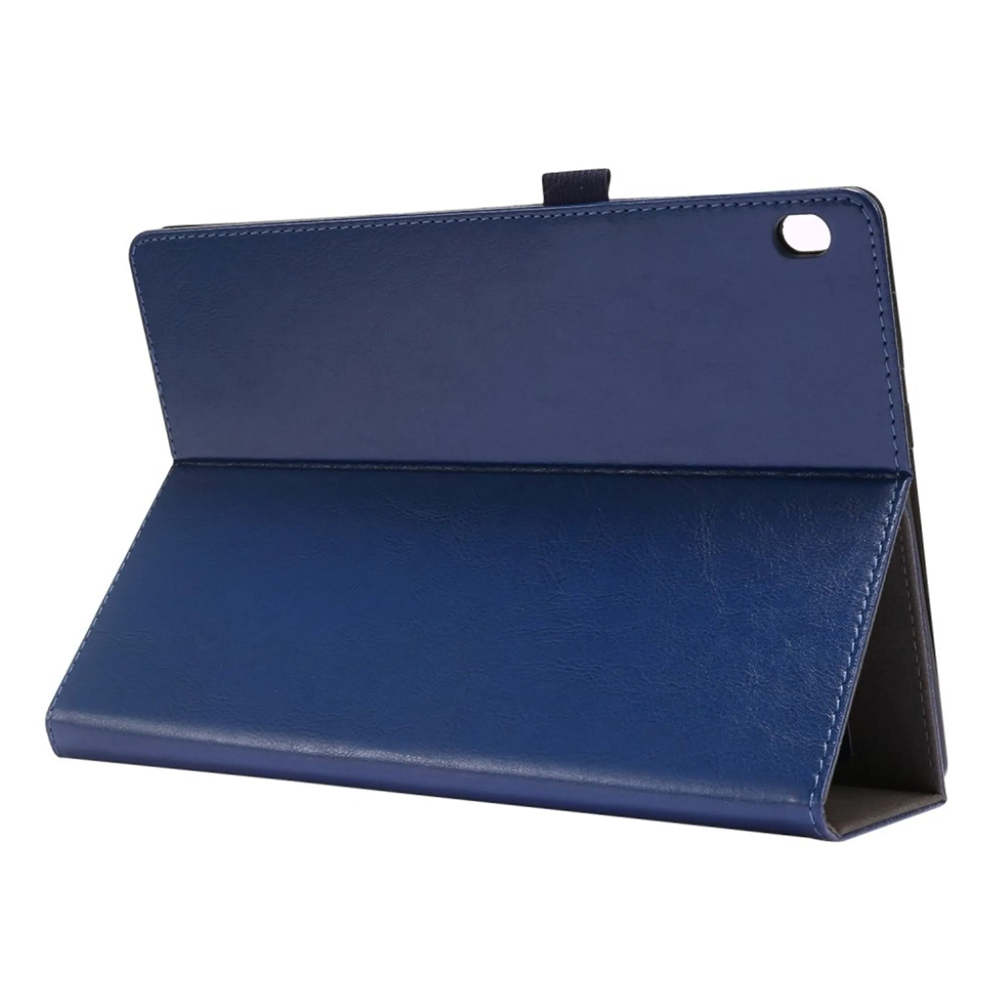 Crazy Horse Lenovo Tab M10 leather flip case - Blue