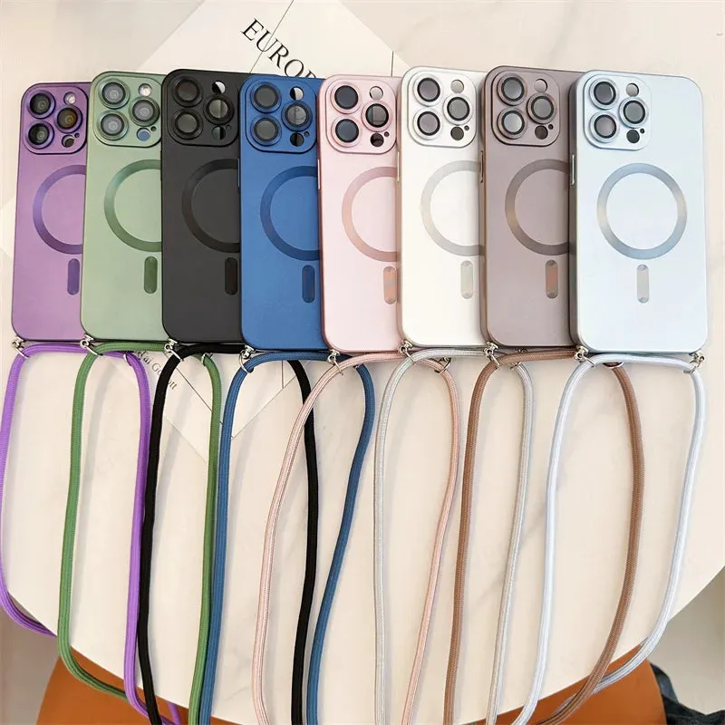 Crossbody Lanyard Magsafe Case For iPhone