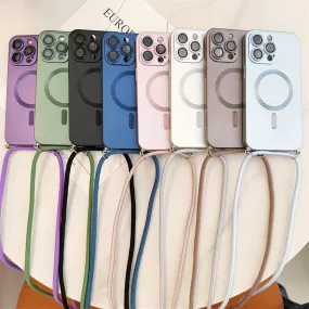 Crossbody Lanyard Magsafe Case For iPhone