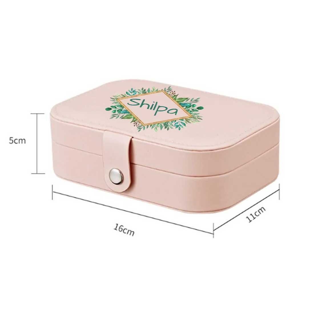 Custom Jewelry Box for Ladies Travel Storage Case for Rings Earrings and Pendants - Tropical