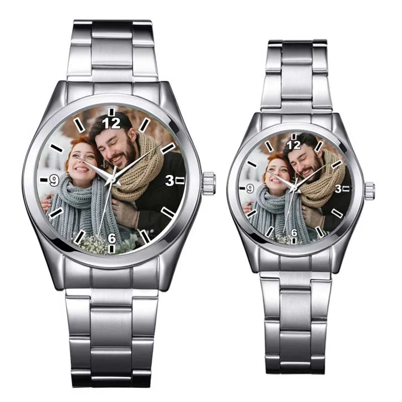 Custom photo watch face Printing Wristwatch Customized Gift For lovers