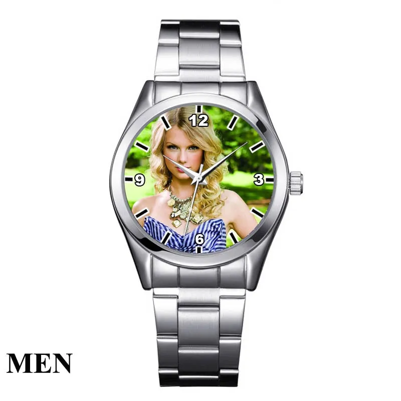 Custom photo watch face Printing Wristwatch Customized Gift For lovers