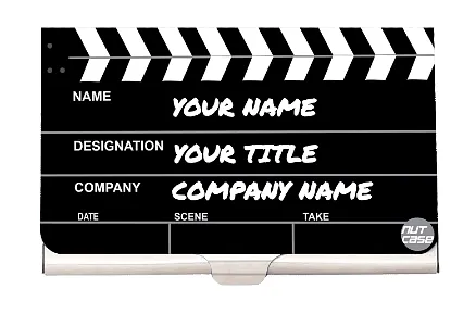 Custom Visiting Card Holder Wallet -  For Filmy Only