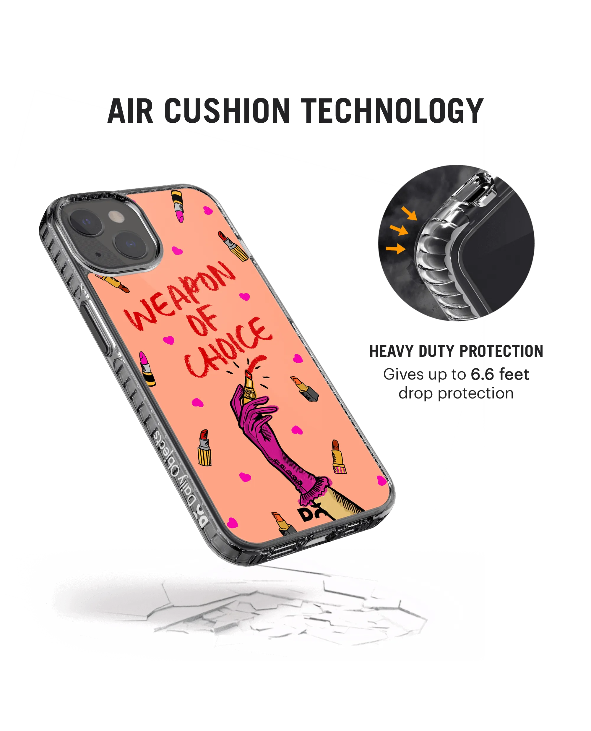 DailyObjects Weapon of Choice Stride 2.0 Phone Case Cover For iPhone 14