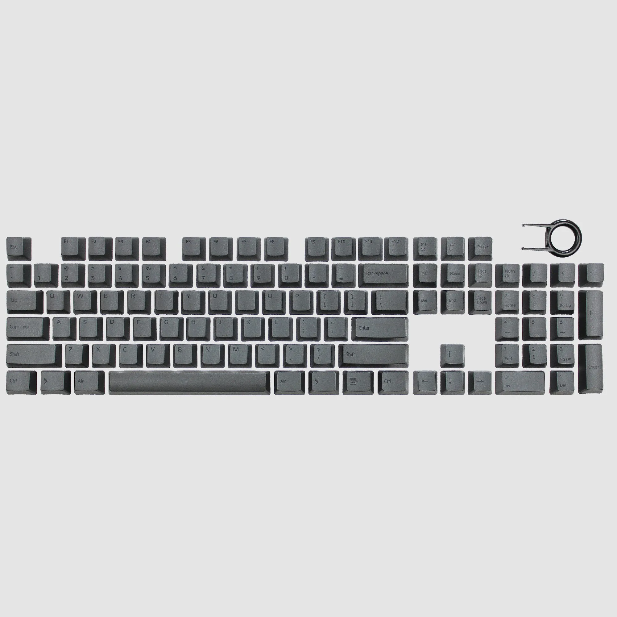 Das Keyboard Gray PBT 104 Key Keycap Set