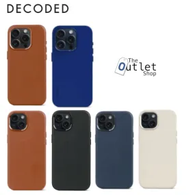 Decoded Leather Back Case For iPhone 15 / 15 Plus / 15 Pro / 15 Pro Max