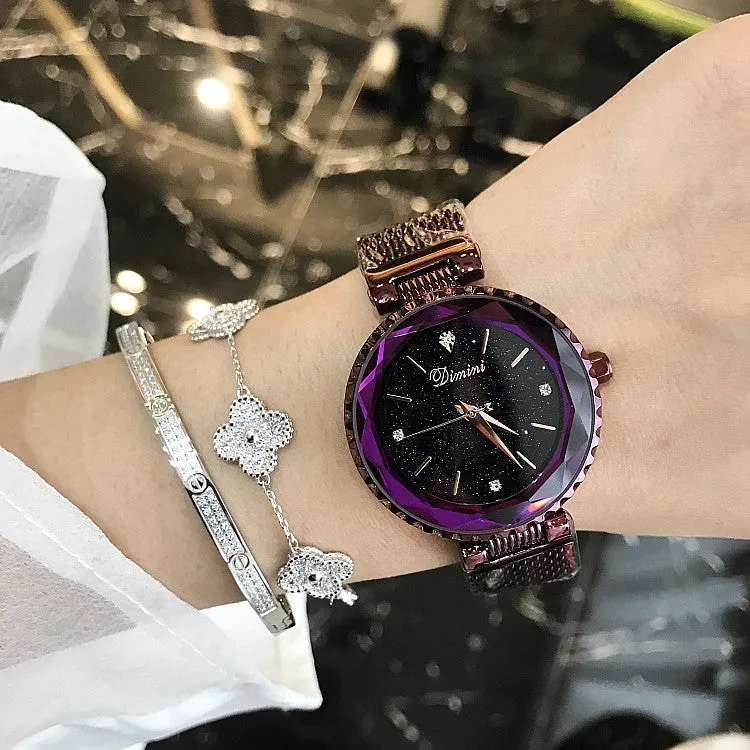 Diamond Scale Mesh Strap Women's Watch