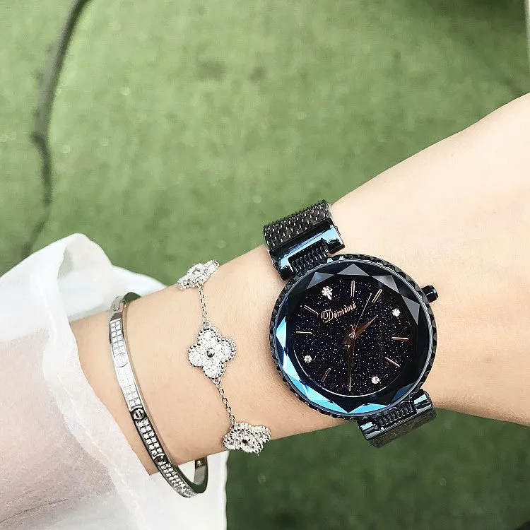 Diamond Scale Mesh Strap Women's Watch