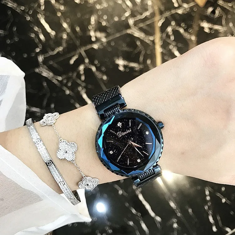 Diamond Scale Mesh Strap Women's Watch