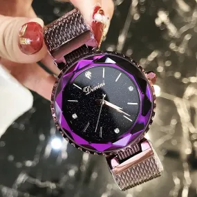 Diamond Scale Mesh Strap Women's Watch