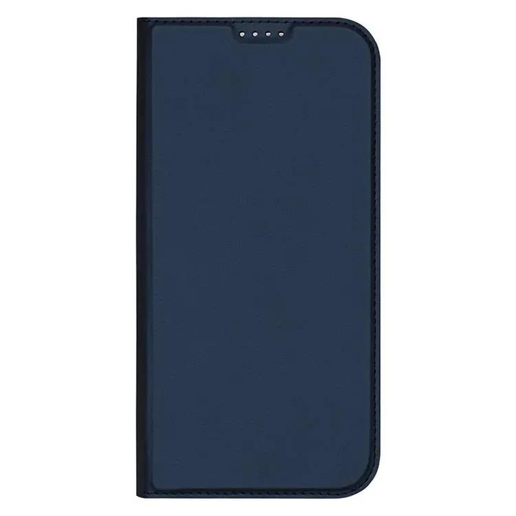 DUX DUCIS Skin Pro Faux Leather Wallet Flip Case for Apple iPhone 16 Pro Max - Blue