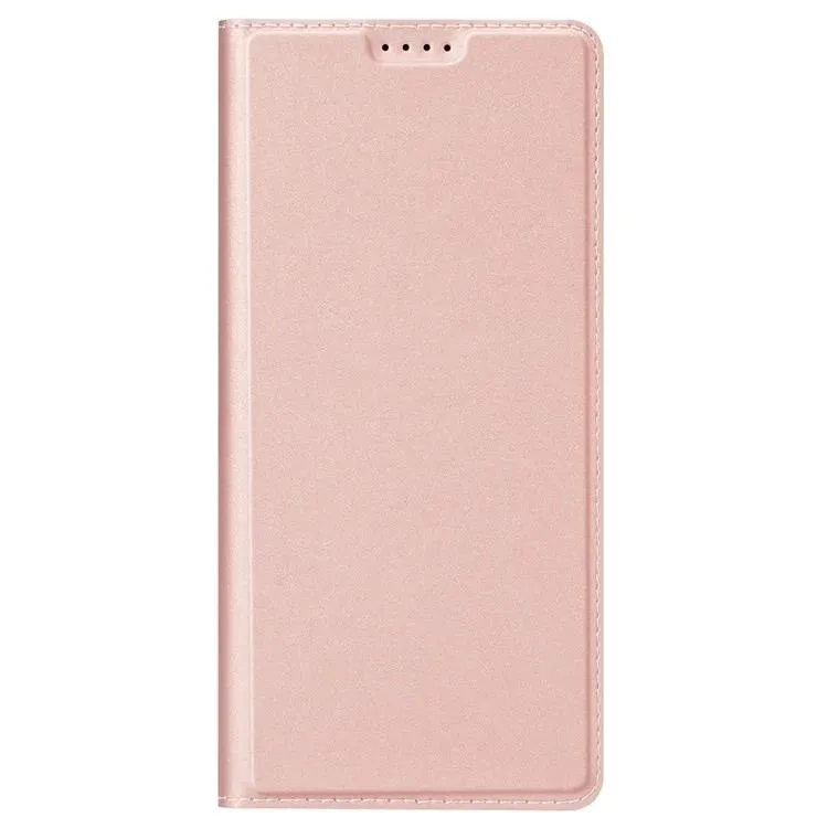 DUX DUCIS Skin Pro Faux Leather Wallet Flip Case for Xiaomi Poco 61 / Redmi A3/ Redmi A3x - Rose Gold