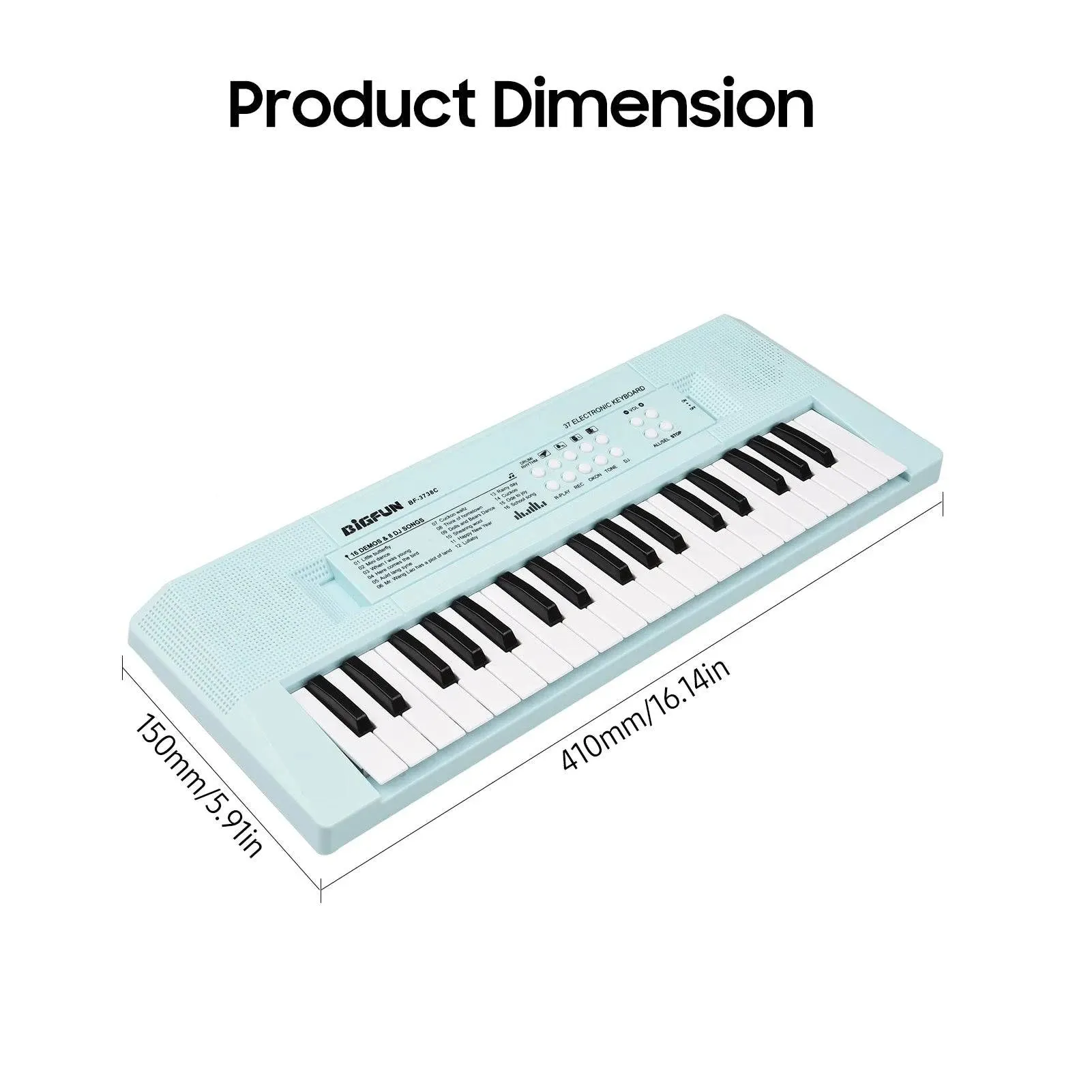 Electronic Piano with Mini Keyboard 37-Key Electronic Keyboard Piano Children' s Piano Electronic Musical Instrument