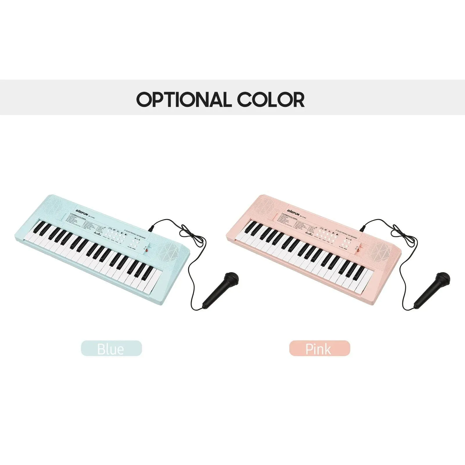 Electronic Piano with Mini Keyboard 37-Key Electronic Keyboard Piano Children' s Piano Electronic Musical Instrument