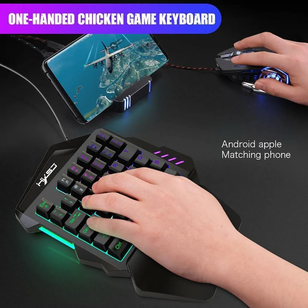 Ergonomic Keyboard And Mouse Gaming Combo