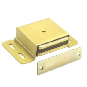 Extra Heavy Duty Magnetic Catch 593 Satin Brass Finish