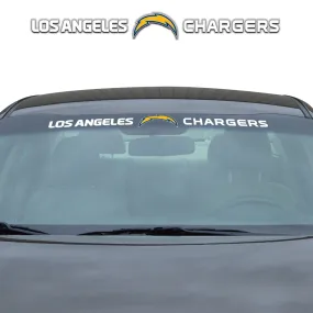 Fanmats Los Angeles Chargers Sun Stripe Windshield Decal 3.25" x 34"