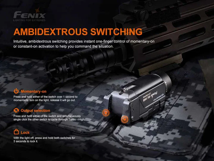 FENIX GL19R RECHARGEABLE WEAPON LIGHT