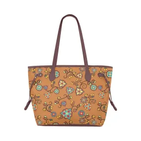 Fire Bloom Light Clover Canvas Tote Bag